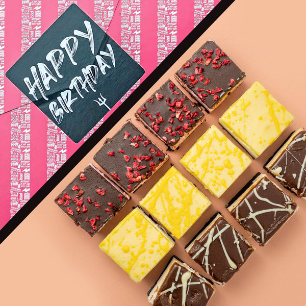 BIRTHDAY Gift Wrapped Super S'mores Brownie Box