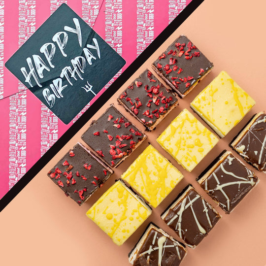 BIRTHDAY Gift Wrapped Super S'mores Brownie Box