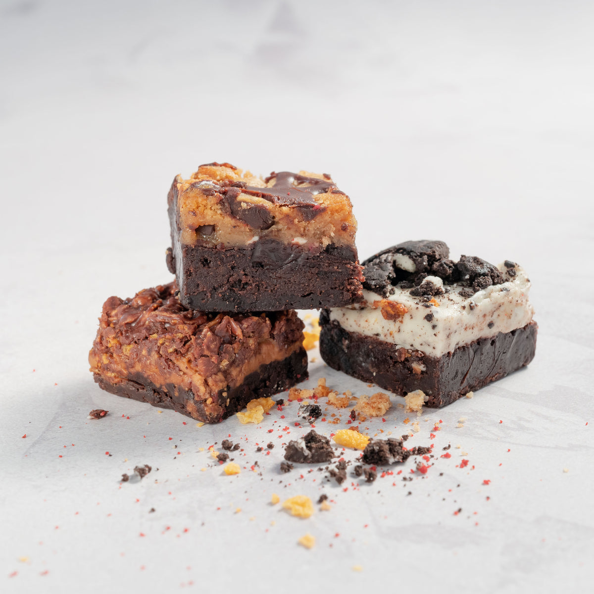 BIRTHDAY Gift Wrapped Fully Loaded Brownie Box