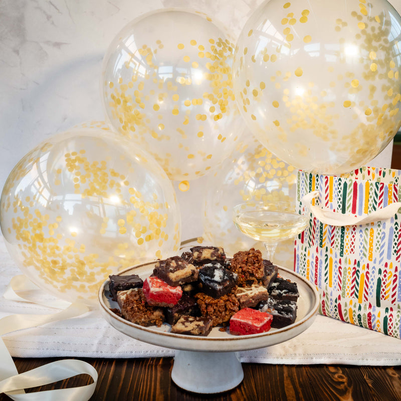 Gold Confetti Balloon (5 pack)