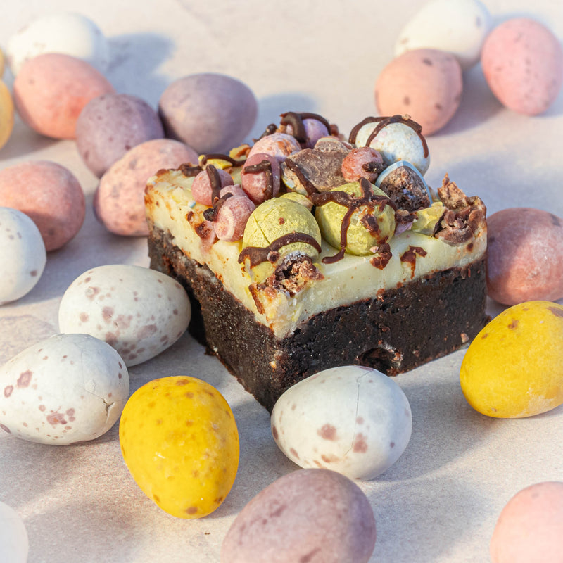 The Mini Egg-Stravaganza 16 bite Easter Brownie Bite Box
