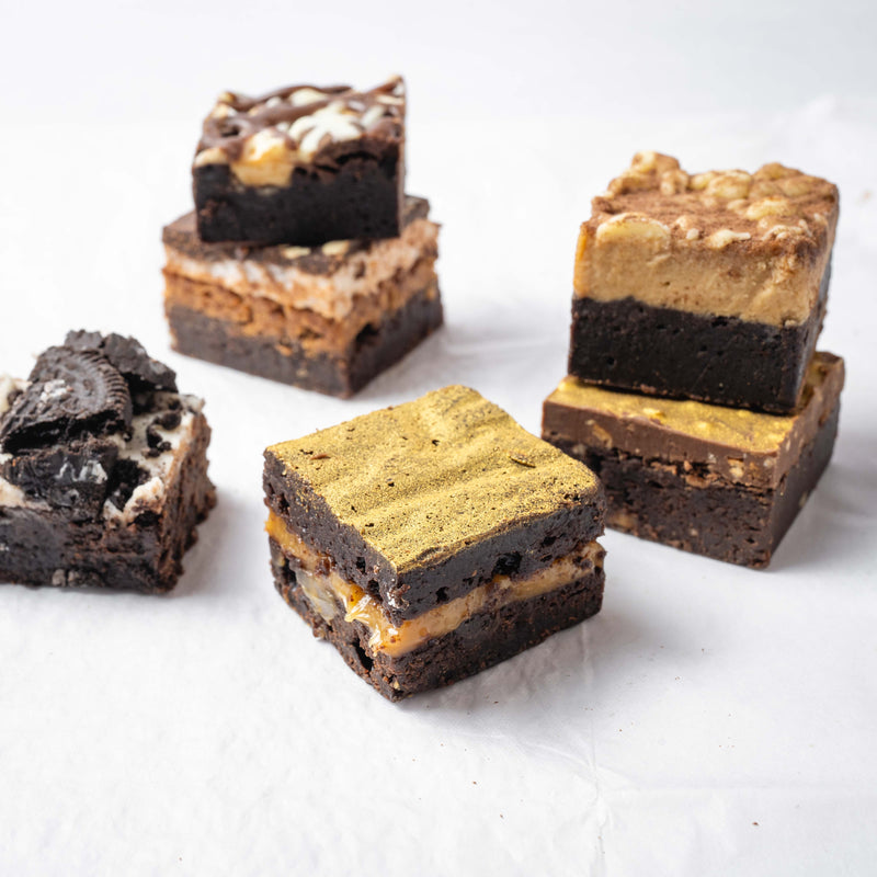 The Festive Feast Box 24 Bite Christmas Brownie Box