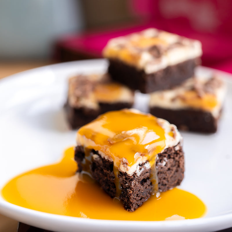 Practically Perfect Passionfruit White Chocolate 6 Bite Brownie Box
