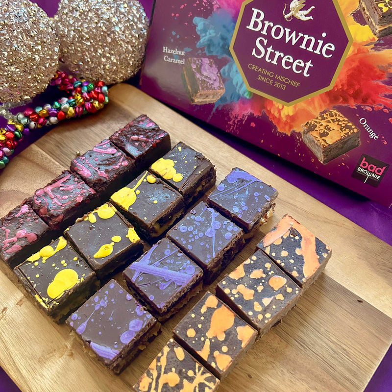 Quality Street Inspired 16 Bite brownie box