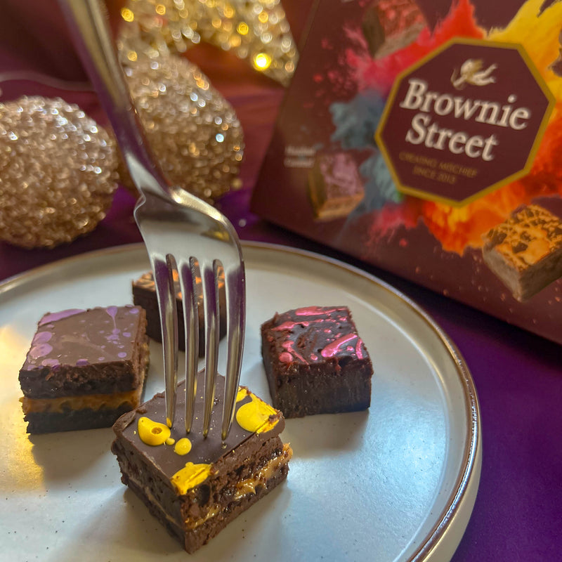 Quality Street Inspired 16 Bite brownie box