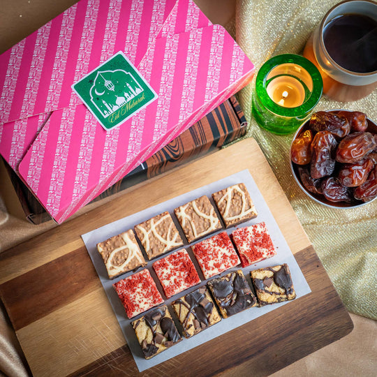 EID Gift Wrapped Fan Favourites Brownie Box