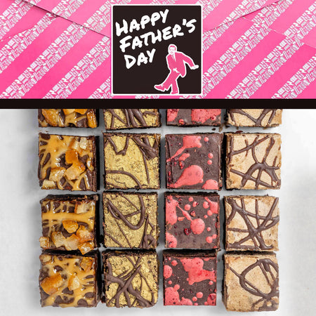 FATHER'S DAY Gift Wrapped Vegan Wheat free Brownie Box