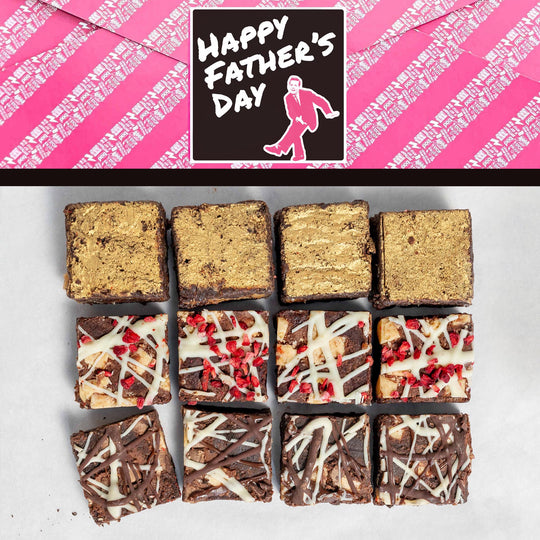 FATHER'S DAY Gift Wrapped Bestseller Brownie Box