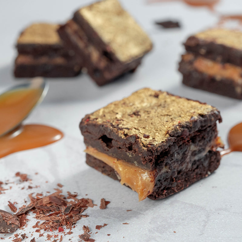 Gold Medal Salted Caramel 6 Bite Brownie Box