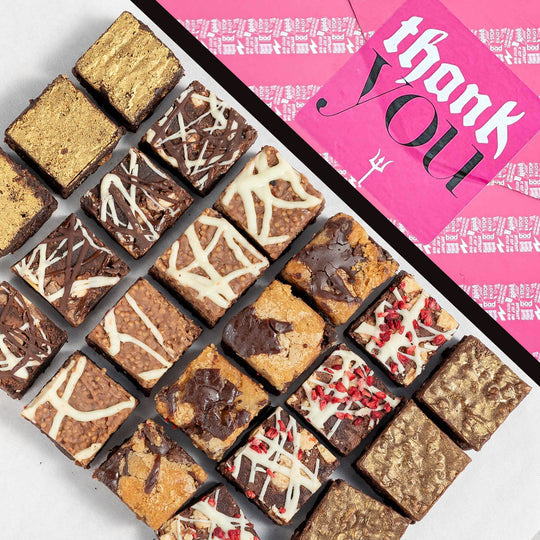 THANK YOU Gift Wrapped Premier Brownie Box