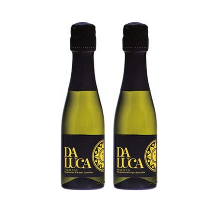 2 X Mini Bottles Of Da Luca Prosecco (200 ml each)